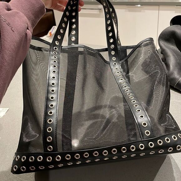 Lane Crawford Mesh Tote Bag - Picture 2 of 10